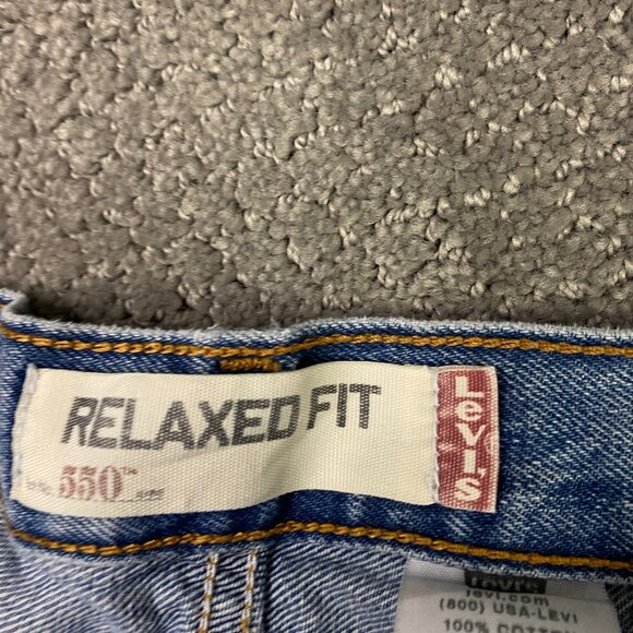 Vintage Y2K Levi's 550 Relaxed Fit Jeans Men's 38 x 30 Blue Cotton - Picture 8 of 15